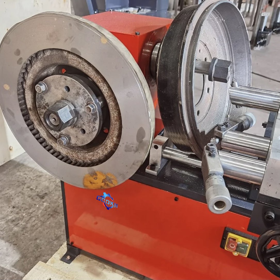 GT9335 Automatic Brake Drum Lathe Machine Horizontal Disc Repair for Cars