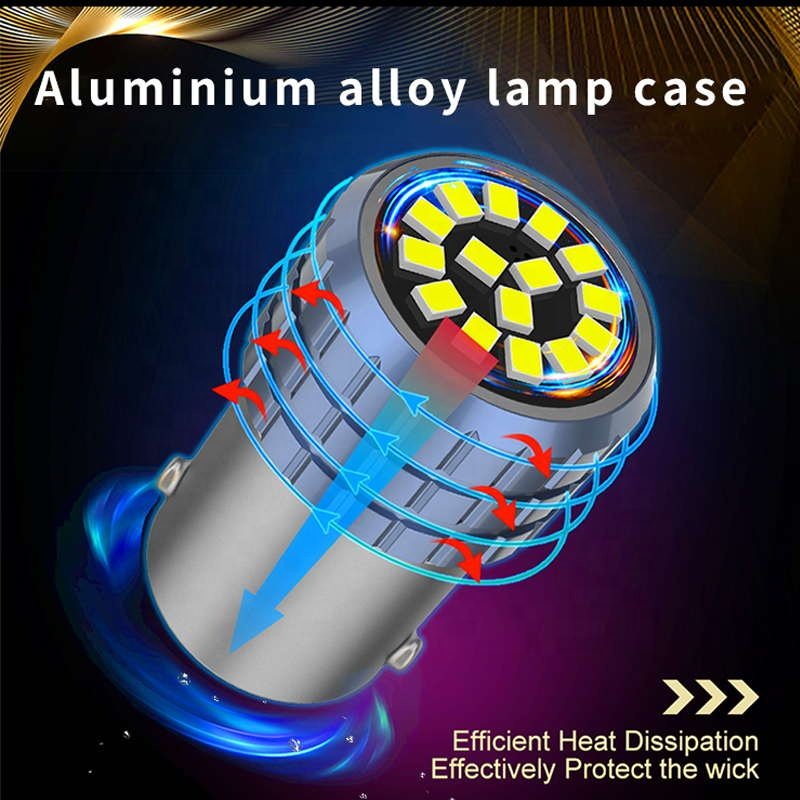 2016 Car LED Brake Bulb 15SMD S25 1156 BA15S P21W PY21W BAU15S 1157 BAY15D Canbus Reverse Tail Lamp DRL New Condition