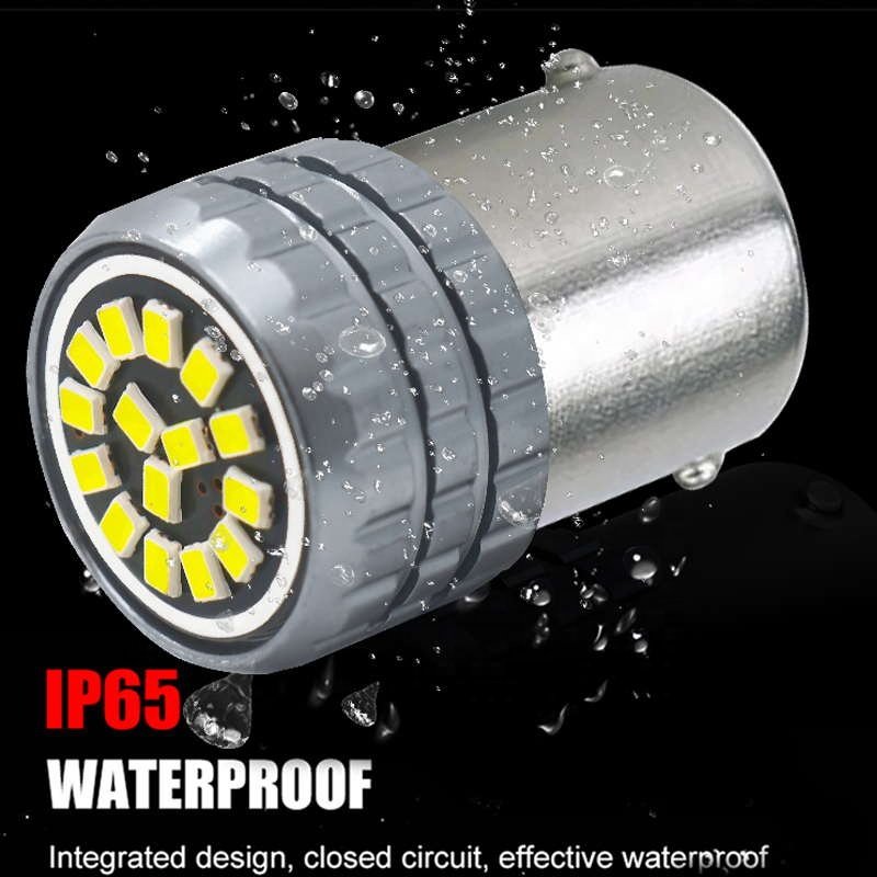 2016 Car LED Brake Bulb 15SMD S25 1156 BA15S P21W PY21W BAU15S 1157 BAY15D Canbus Reverse Tail Lamp DRL New Condition