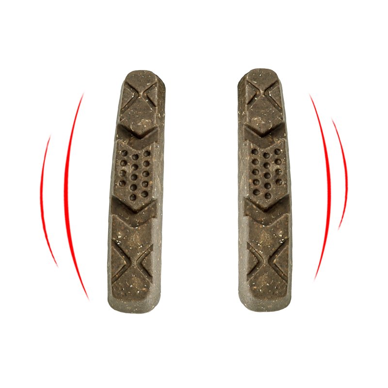 MUQZI Road Bike Brake Pads Shoes for Carbon Rims Replaceable C Brake Caliper Pad Compatible for Shimano 105 Ultegra Dura Ace