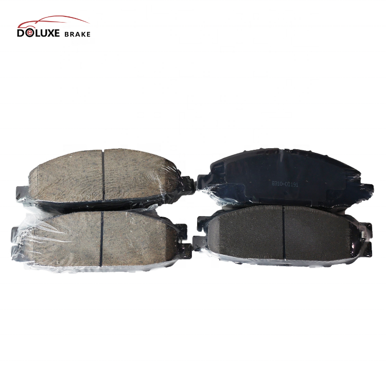 Japanese Auto Brake System Manufacturer's D1191 Ceramic Brake Pads Used for Nissan Front Position