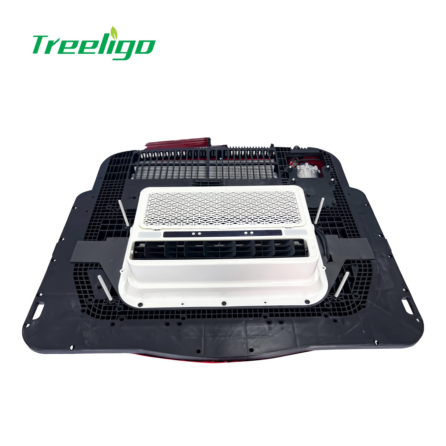 Treeligo Roof Top Air Conditioner System Air Cooler 12V 24V Mounted Caravan Rv Truck Electric Air Conditioning