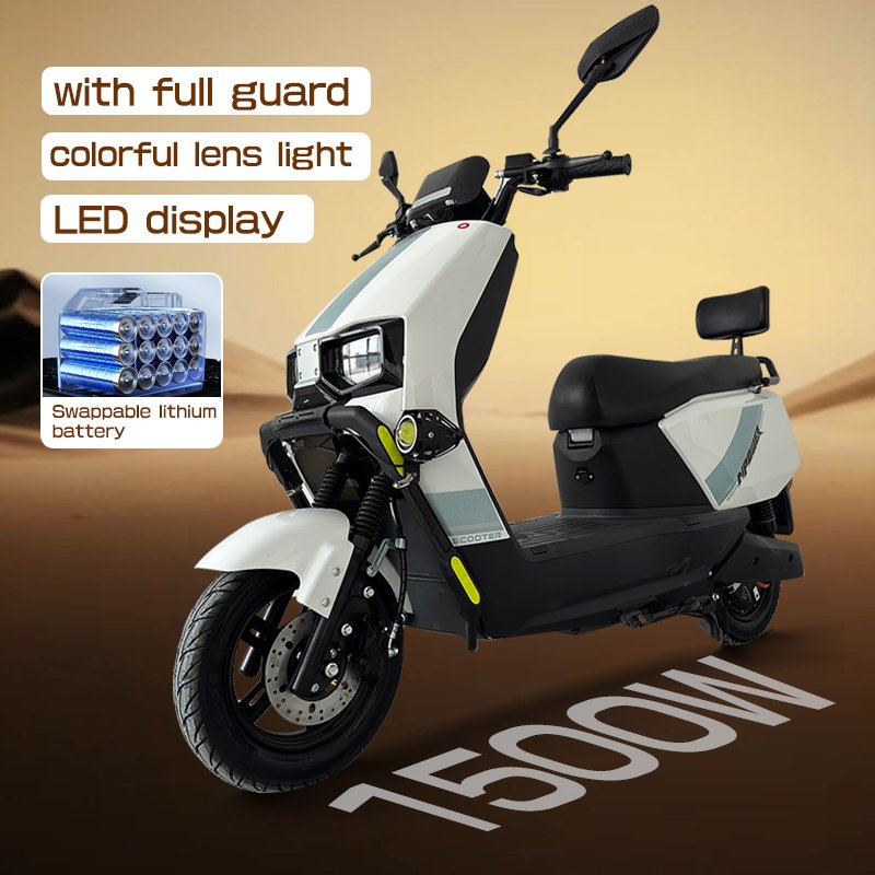 2025 New Adult Electric Motorcycle Factory Price Electric Scooter Motor 1200W 50KM h