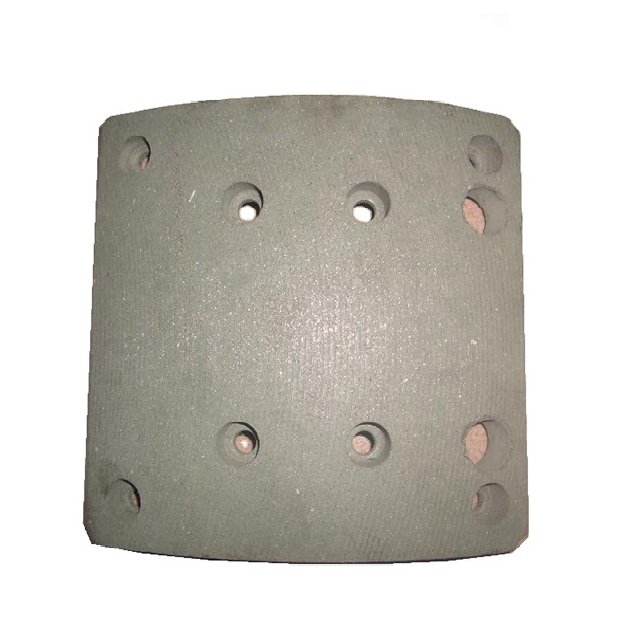 Heavy Duty Brake Linings Parts Front and Rear Brake Skin Wheels Non-asbestos Brake Shoe Lining 19463 for Trucks