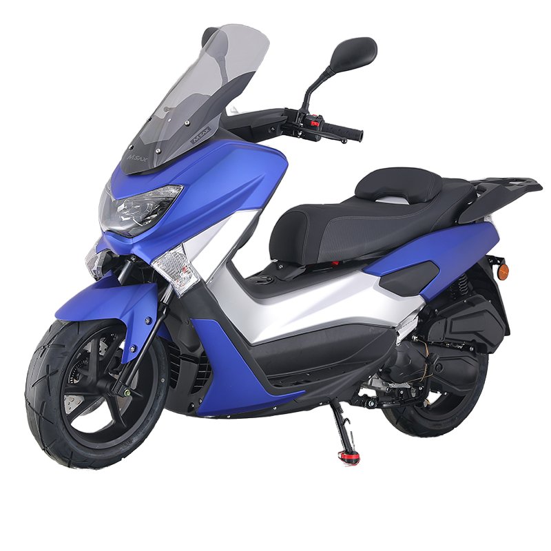 Factory Wholesale 150cc Petrol Gas Scooters Cheap Electric and Hybrid Mopeds with Disc & Drum Brakes for Adults