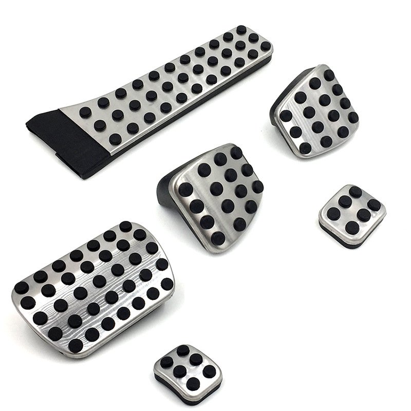 QSF Suitable for Mercedes Benz C-Class E-Class GLC GLK CLS GLE S Throttle Brake Rest Area Metal Foot Pedals