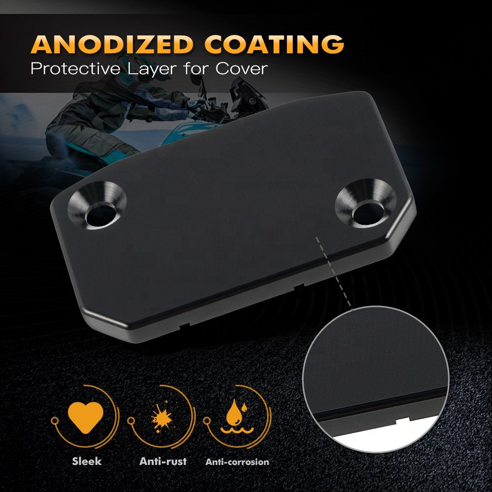 NiceCNC Brake Reservoir Cover Cap for KTM 125SX 250SX 250SX-F 300EXC 250EXC TPI 2005-2021 450SX 2005-2006 125EXC 2005-2016
