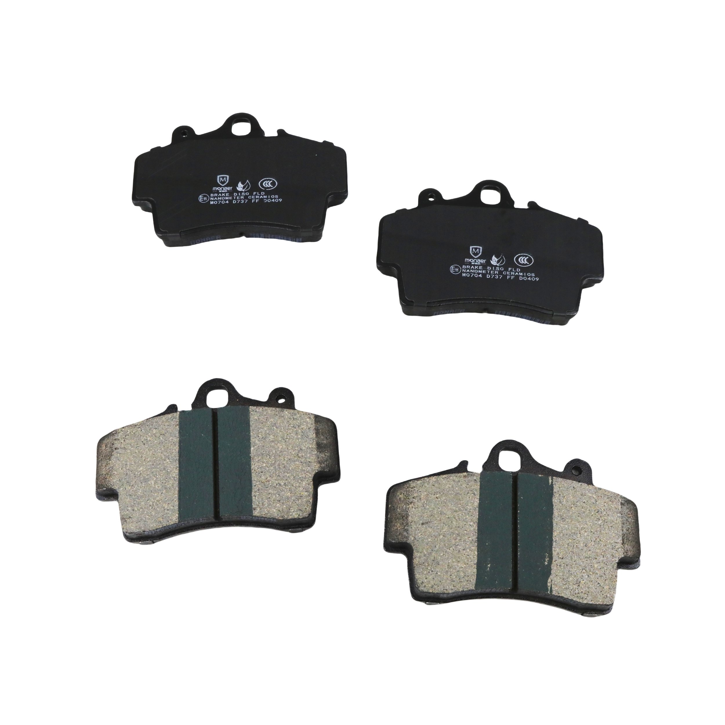Monaer Brake Pads D737 Ceramic Front Disc Brake Pad for PORSCHE