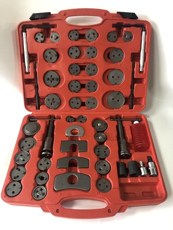 Auto Repair Kits Box Set 50pcs Brake Caliper Piston Wind Back Tool