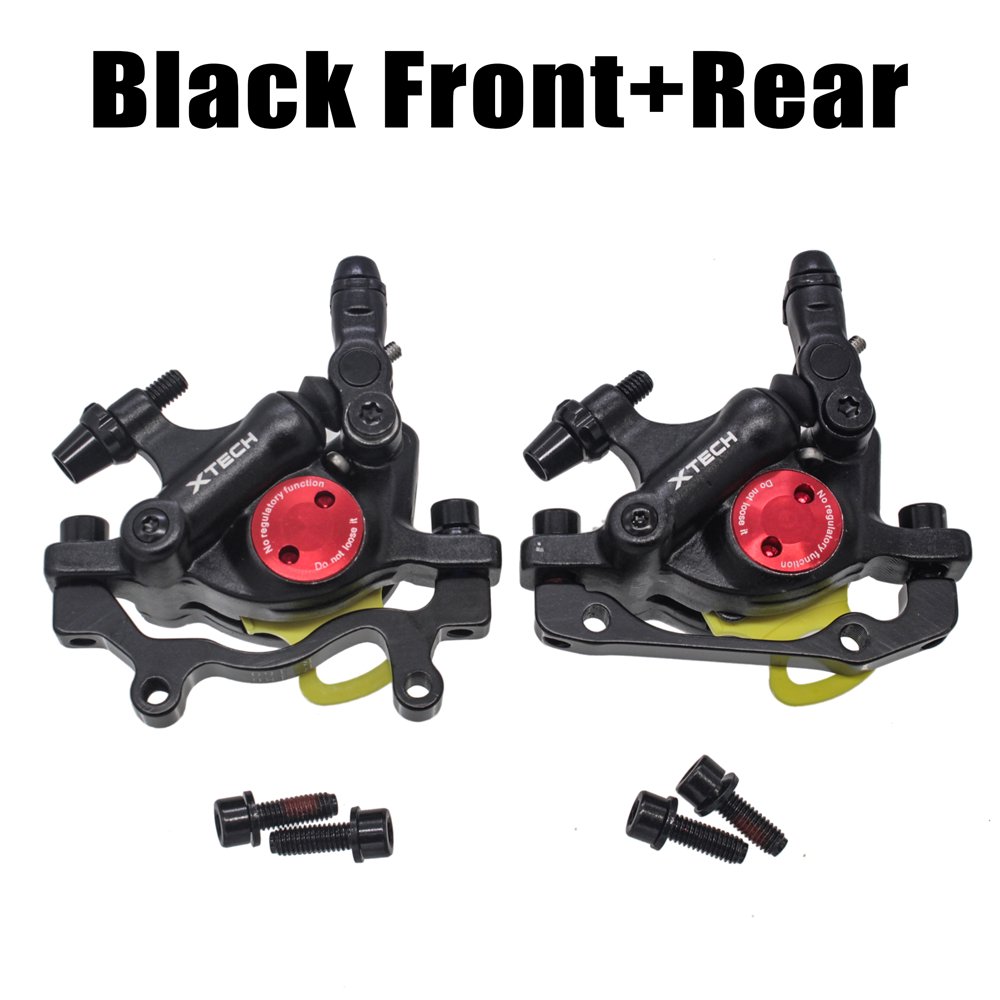 ZOOM Bicycle Hydraulic Disc Brake MTB Mountain Road Bike Bicycle Hydraulic Oil Line Pulling Disc Brake XTECH HB100 Front & Rear