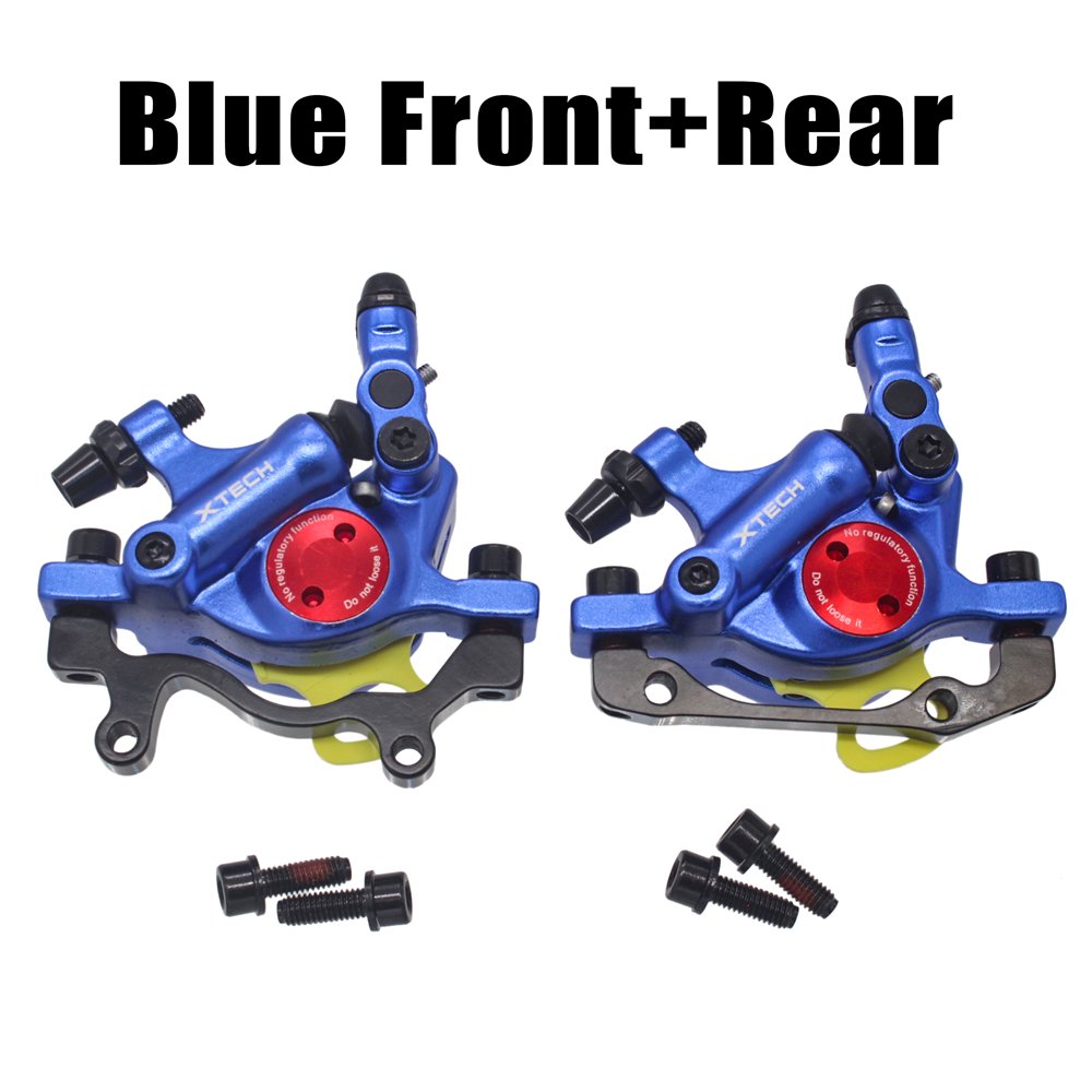 ZOOM Bicycle Hydraulic Disc Brake MTB Mountain Road Bike Bicycle Hydraulic Oil Line Pulling Disc Brake XTECH HB100 Front & Rear