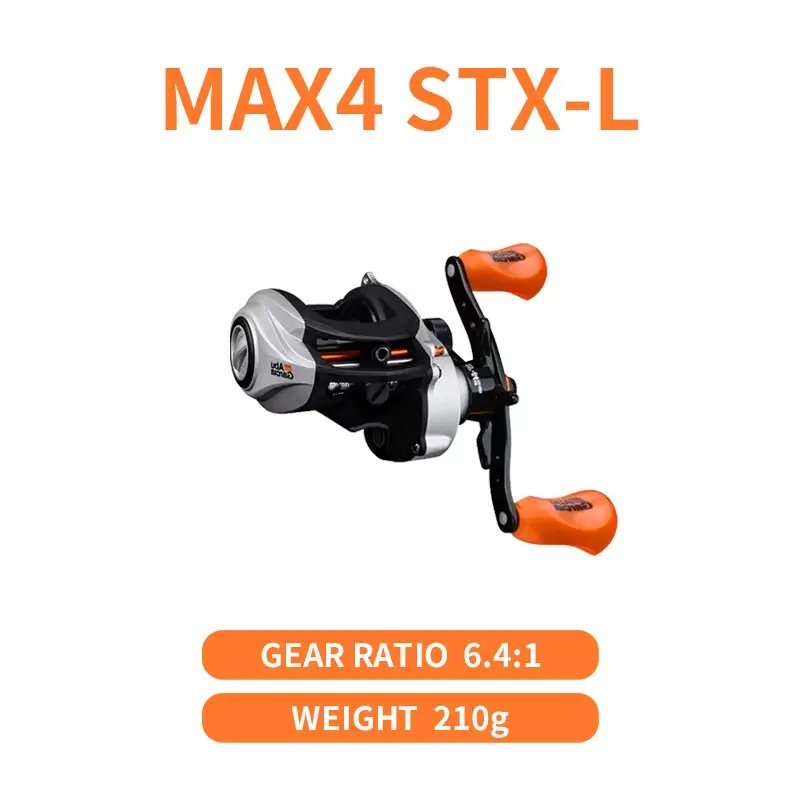 Abu Garcia Reel MAX4 STX Bait Casting Fishing Reel With Magnetic Brake System Bait Casting Reels