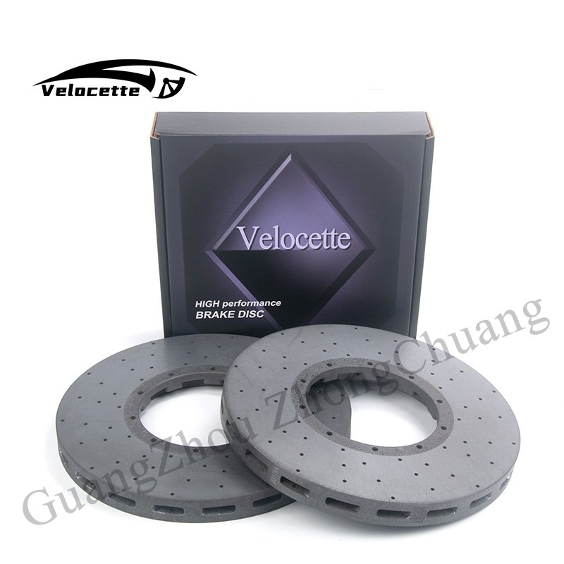 Car Carbon Ceramic Brake Discs for Nissan GTR 35 Front Brake Rotor Size 390MM Rear Size 380MM for Mercedes-Benz/bmw/Toyota/HONDA