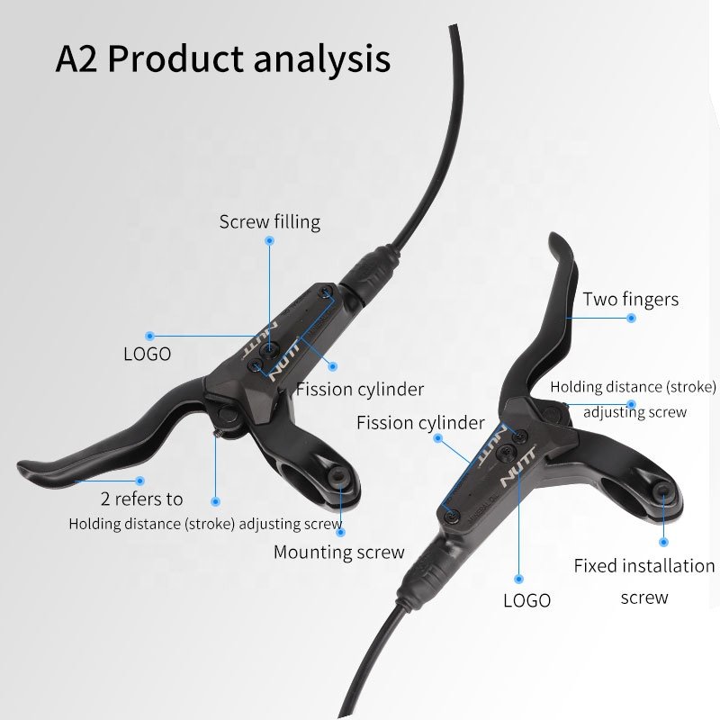 Integrated Oil Cylinder Design Hydraulic Disc Brakes MTB for Bikes