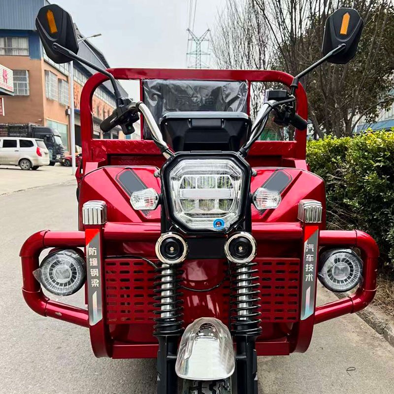 45-50km/h Electric Tricycle 3 Wheel Motorcycle Rickshaw Fully Enclosed Mobility Scooter Cargo Scooter Motor with Cabin