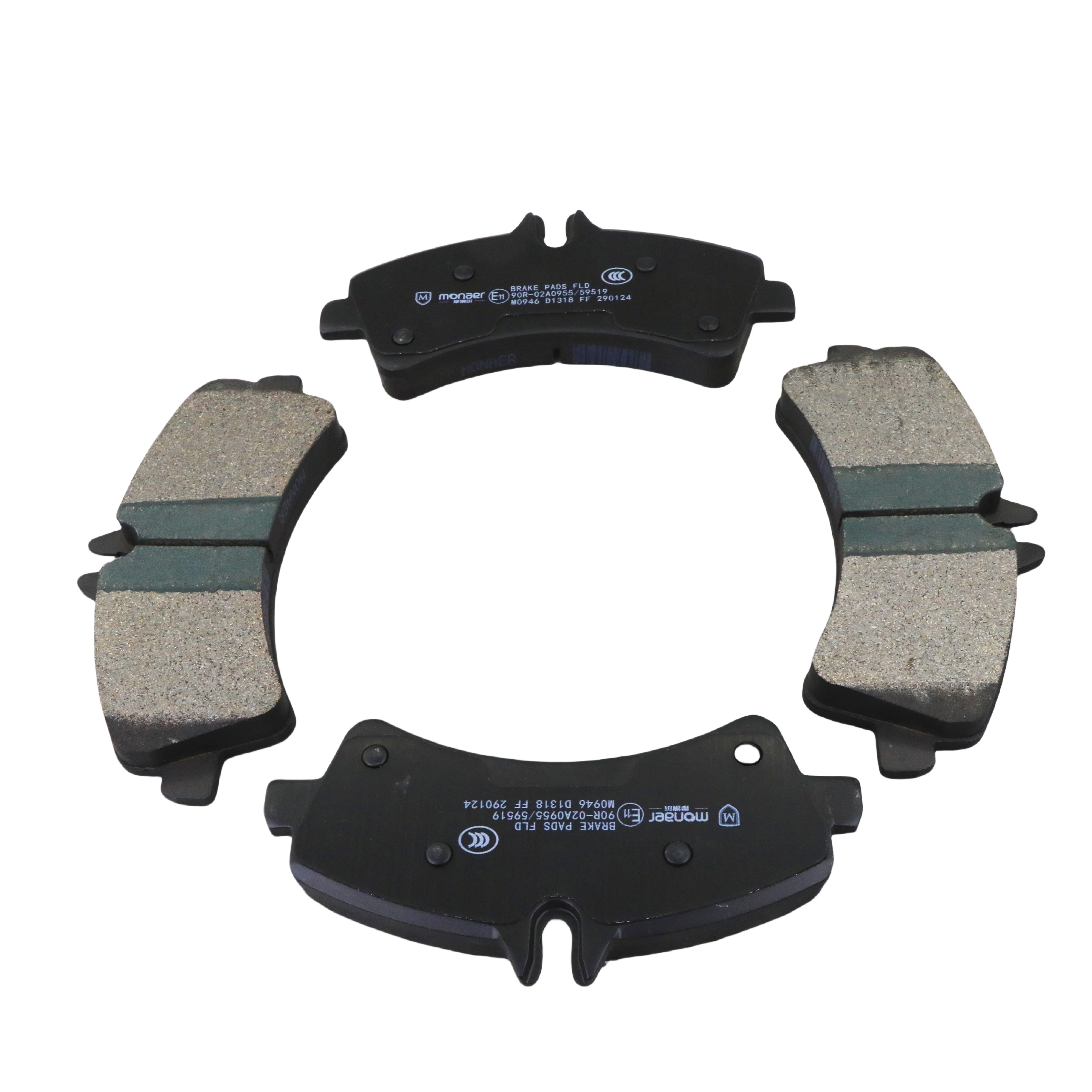 D1318 Monaer High Quality Ceramic Brake Pads Manufacturers Factory Price No Sound No Dust