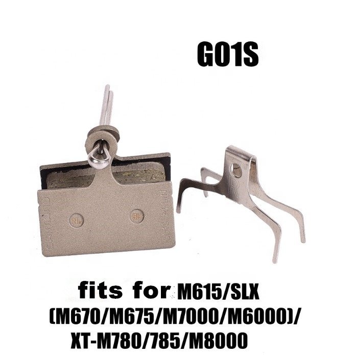 Shimano B01S/G01S/J02A Semi-metallic Resin Bike Hydraulic Brake Disc Pads Heat Dissipation Bicycle Bike Brake Pad