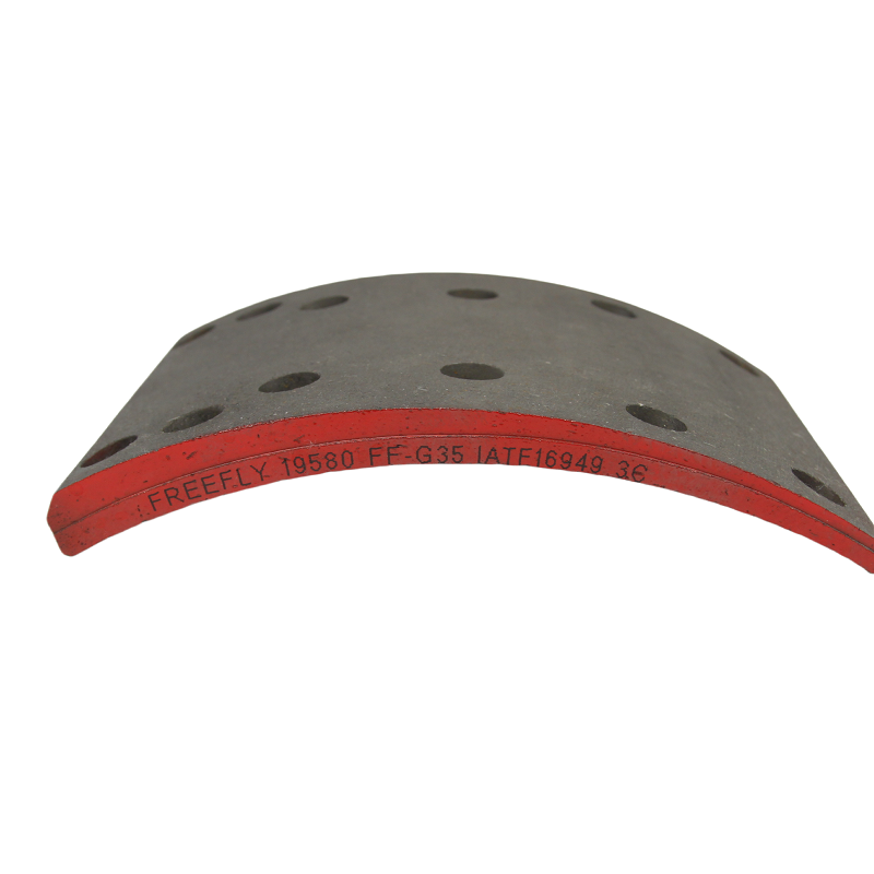 Factory Direct Sale High Quality Non-Asbestos Brake Lining WVA19579/19580 Brake Shoe Lining for MAN SHACMAN Truck
