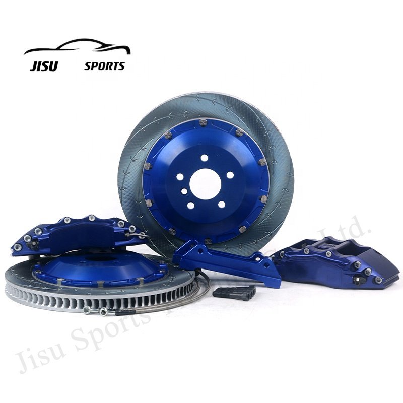Front 6 Piston Brake Caliper Kit 6 POT Modified Disc Big Brake Kit for Racing 670 Dodge Trx Peugeot 206 Audi S3