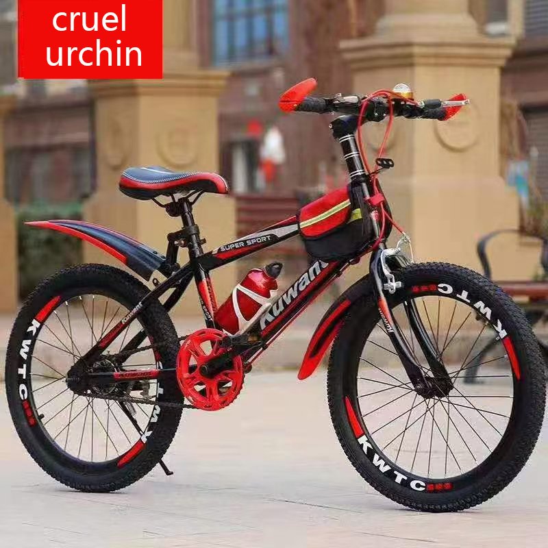 Children's Single Speed MTB Bike for 10-13 Year Old Boys Aluminum Alloy Fork with Helmets Included