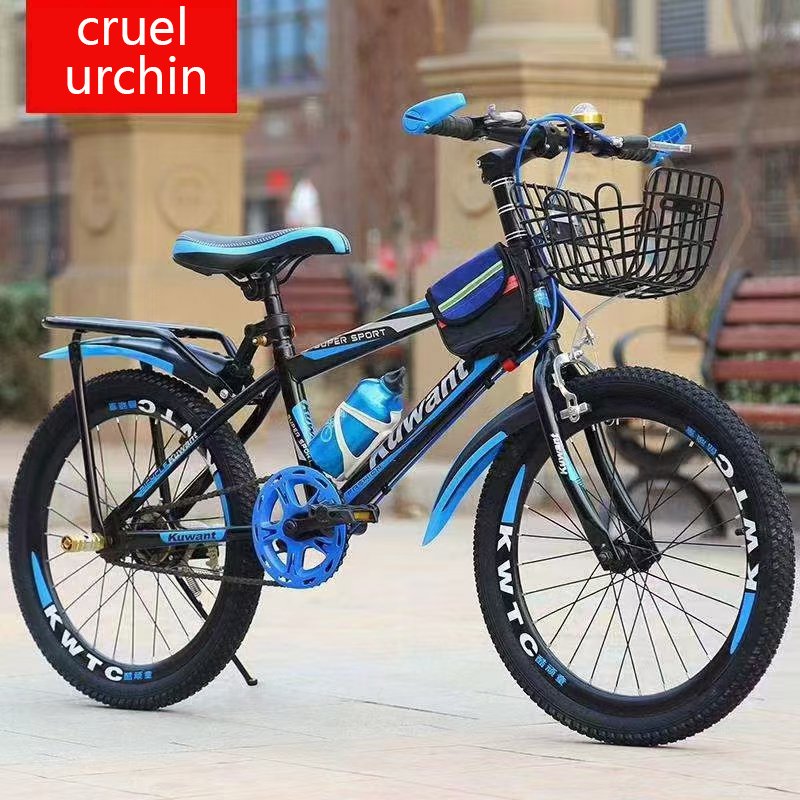 Children's Single Speed MTB Bike for 10-13 Year Old Boys Aluminum Alloy Fork with Helmets Included