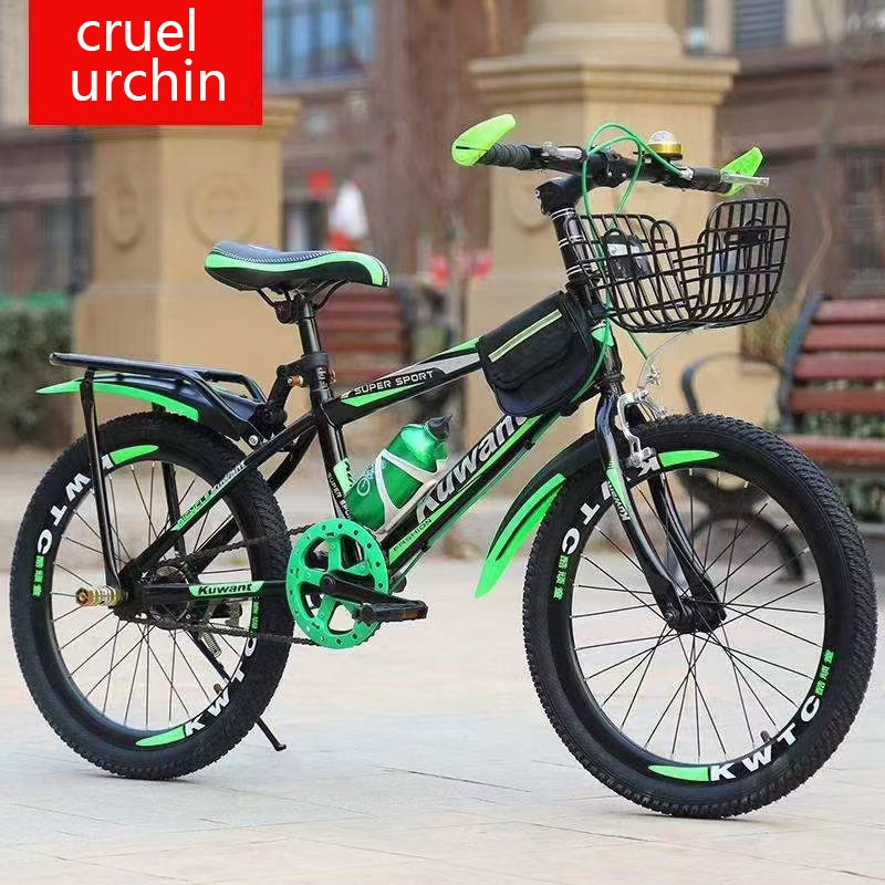 Children's Single Speed MTB Bike for 10-13 Year Old Boys Aluminum Alloy Fork with Helmets Included