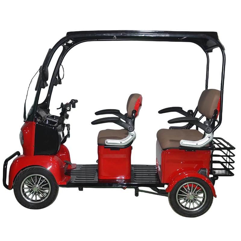 800W 60V 72V Leisure Electric Four Wheel for Adults Sightseeing 4 Wheeler Customizable OEM