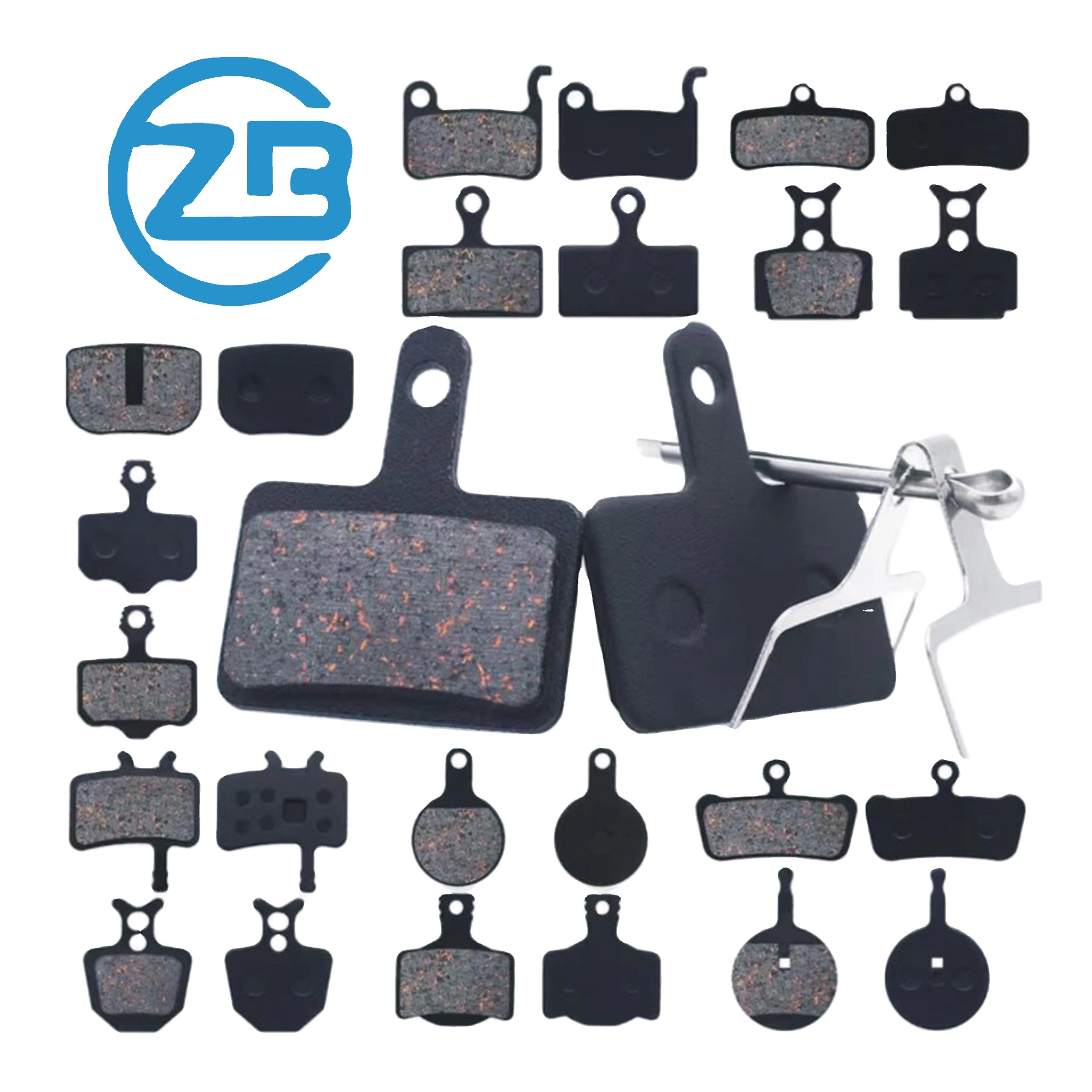 R1504tp 1 Pair Mountain Bike Bike Disc Brake Pads Copper Fiber Semi Metal for Shimano M446 355 395 Bb5 Avid Hayes Magura