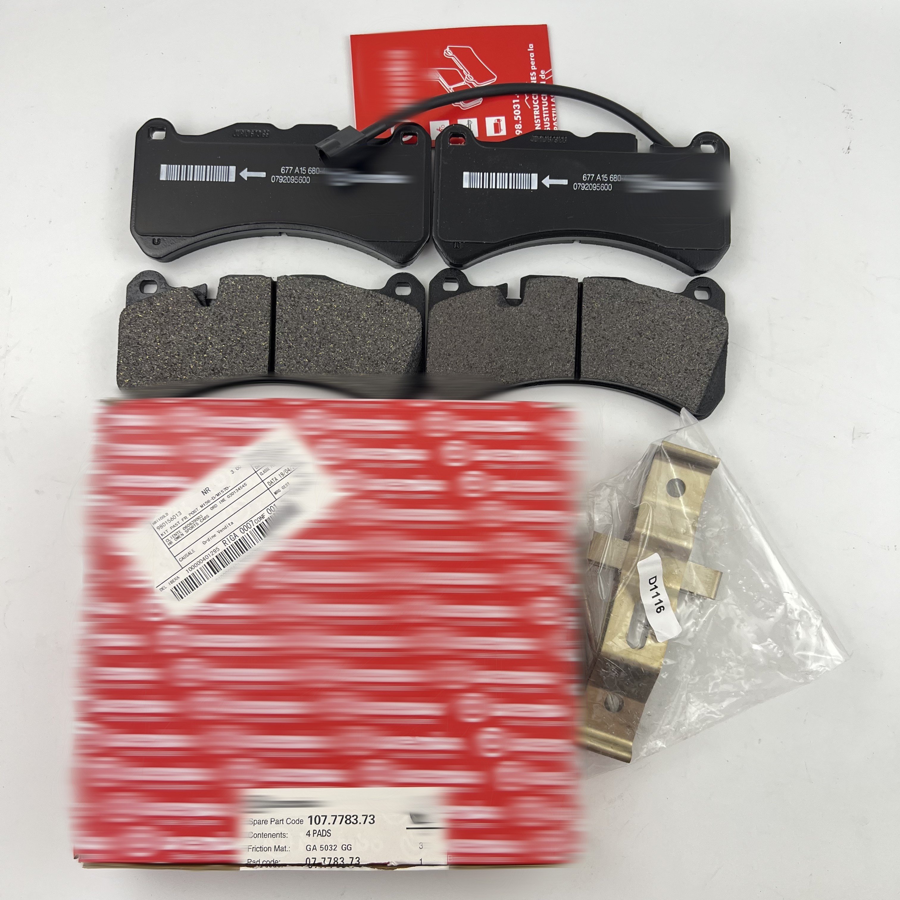 Auto Parts Brake Pads Brake Pad Kit OEM 980156013 Brake Pads for GM