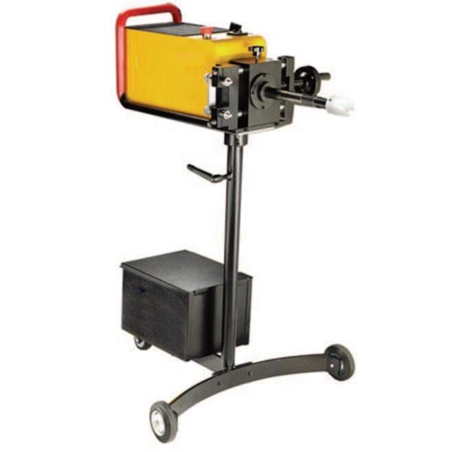 OTCL-400 on the Car Brake Disc Skimming Machine Brake Disc Rotor Lathe Machine Torno De Frenos