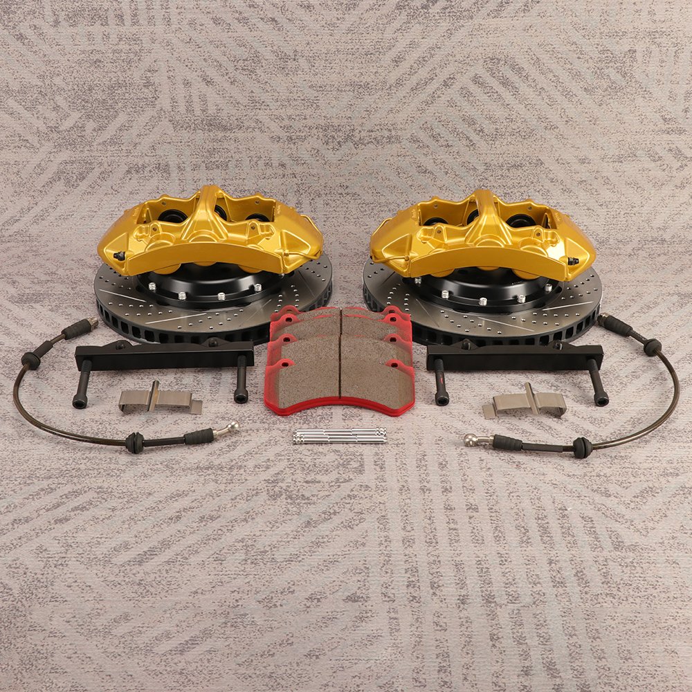 Factory Front 6 Pot 380mm Drilled and Slotted Brake Caliper Disc Kit for BMW E92 M3 20 Inch