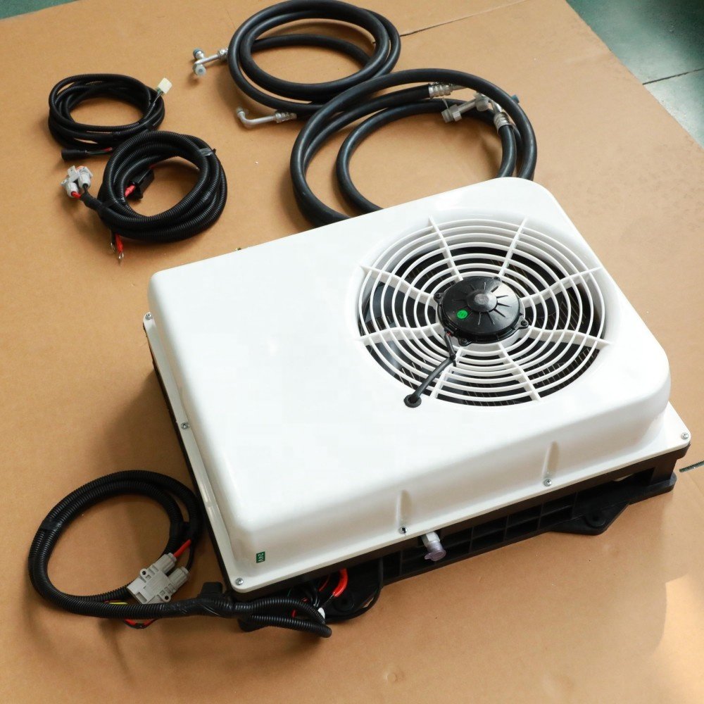 AC.161.078 Split 12V Parking Air Conditioner 24V Truck AC Unit Battery Power Electric Transport Car Vans Auto Parking Cooler