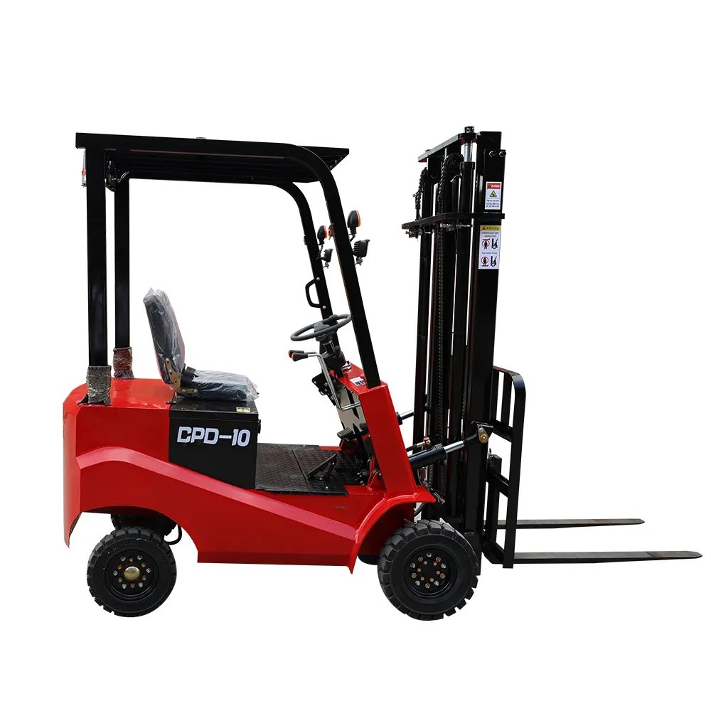 Cheap Sale Portable Wheels Drive 1ton Small Lithium Battery New Energy Electric Forklift