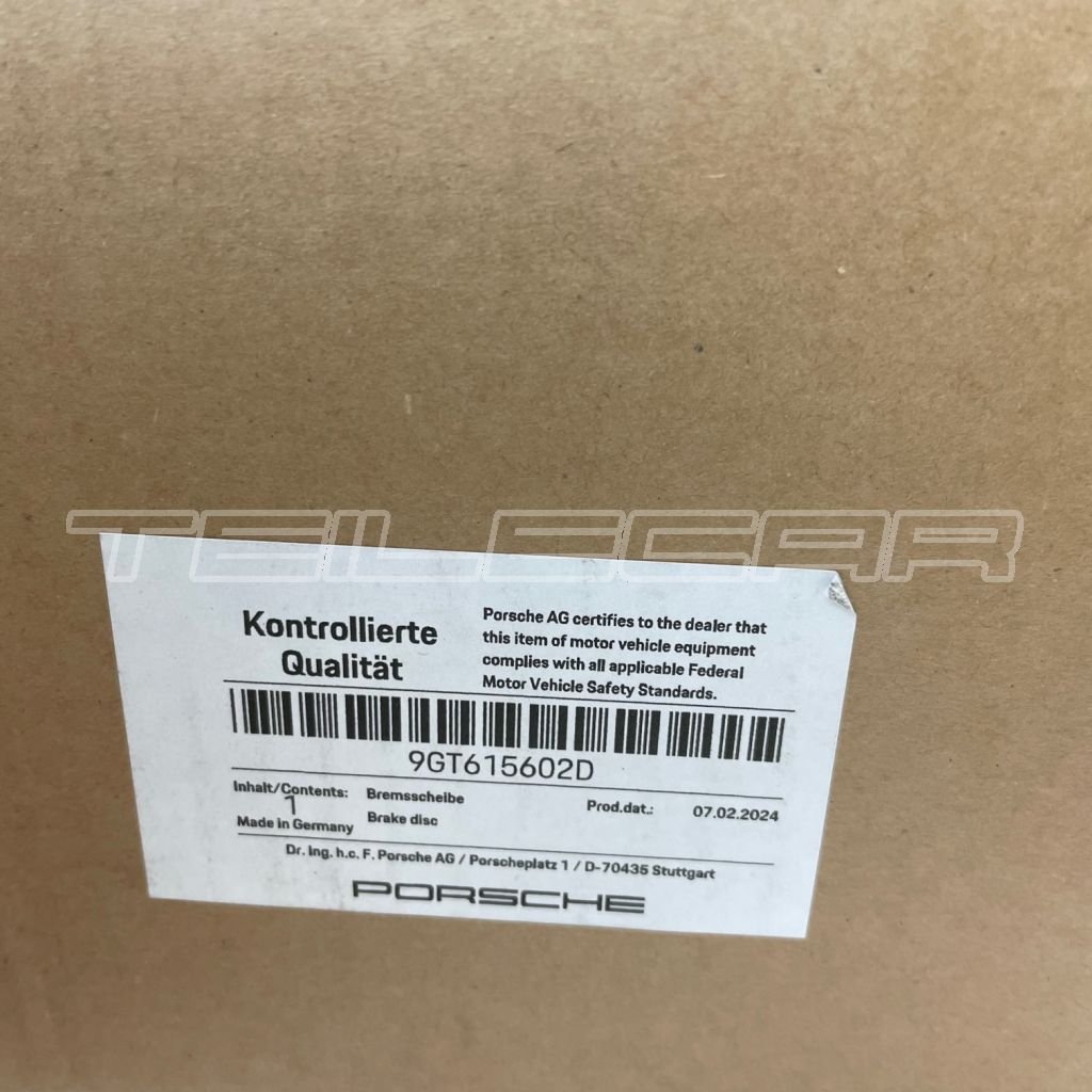 For Porsche 992 GT3 982 GT4RS PCCB Rear Brake Disc Ceramic Right Side 9GT615602D / 9GT615602A / 9GT.615.602.A