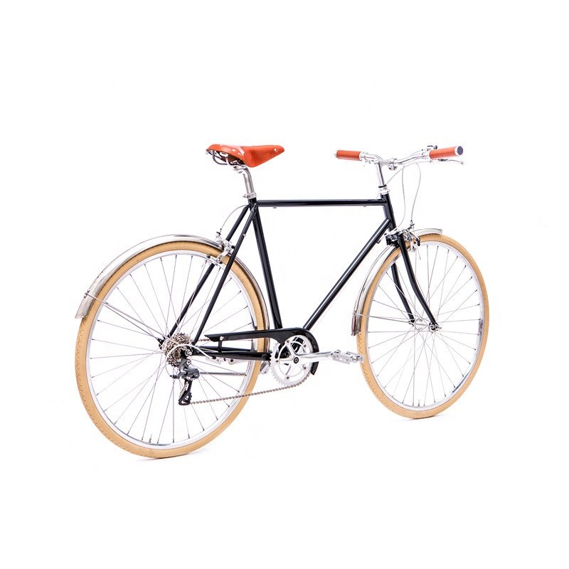 2023 Colorful 8 Speed Men's Vintage City Bicycle with 700c Alloy Bike Wheel High Quality EU Bike Parts