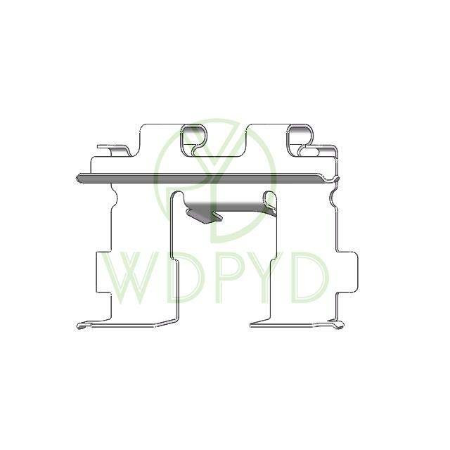 41012-53000 4108060Y25 BP4L33047A BRAKE PAD FITTING KIT ACCESSORY KIT for SUZUKI GRAND VITARA for NISSAN SUNNY 109-1253 MBA1253