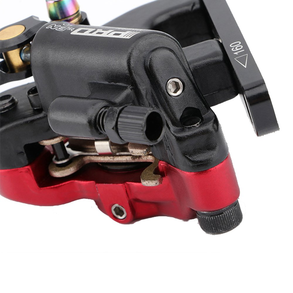 IIIPRO Road Hydraulic Disc Brakes Set Flat Mount Calipers with Discs Rotor Road Brake Clamps
