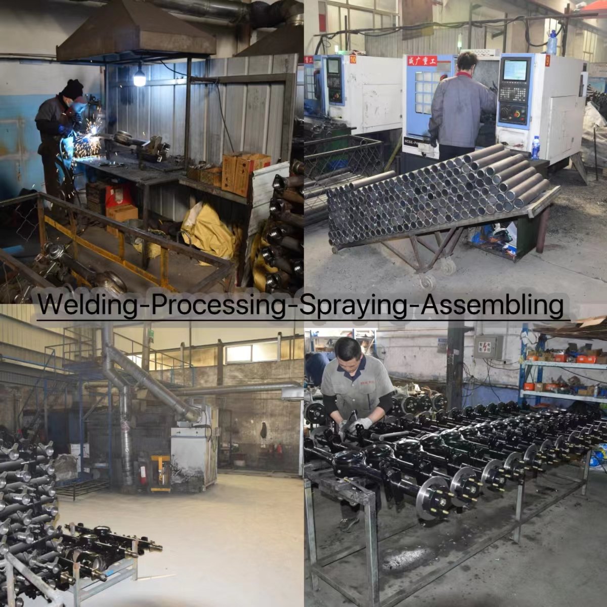 Low Power Light Truck Loader Heavy Front and Rear Drive Axle Differential Assembly Oem Quality Rear Axle Assembly Factory