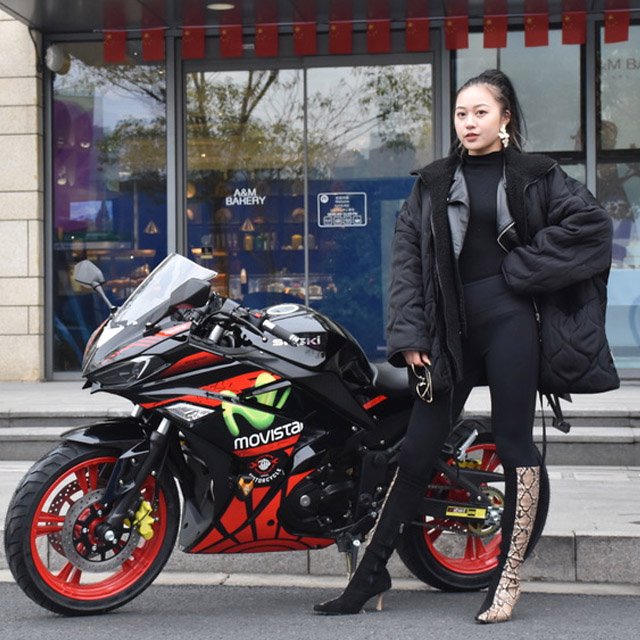 New Fashion Double Cylinder Sport Racing Motorcycles 125Cc 130Cc Motorcycle