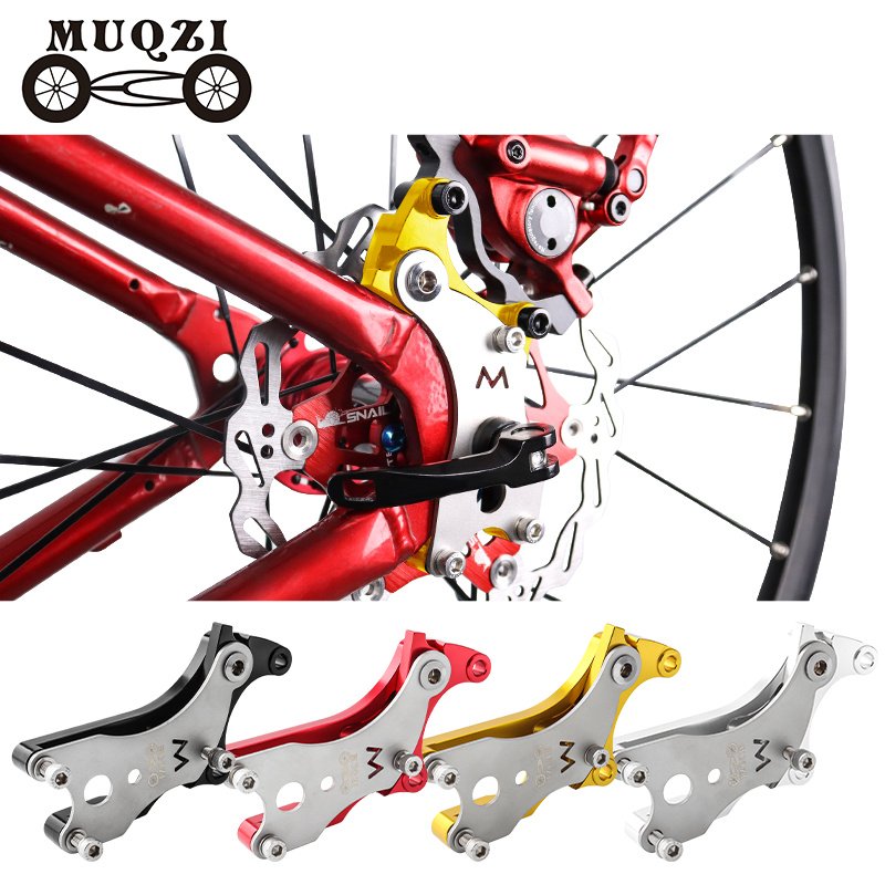 MUQZI Bicycle Parts Aluminum Alloy Bike Cycling Rear Wheel Disc Brake Adapter Disc Brake Bracket Adapter Mount Holder