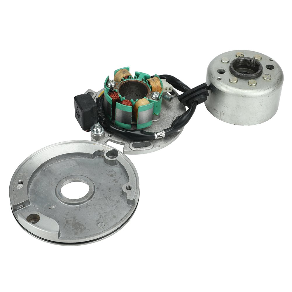Motorcycle Engine Magneto Stator Coil Rotor Kit for 150cc Kick Start Pit Dirt Bike ATV Quad Lifan 150