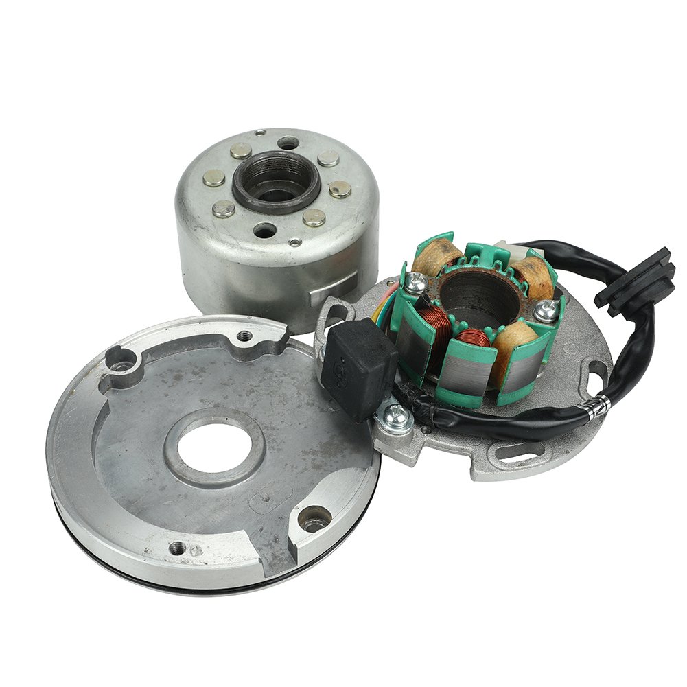 Motorcycle Engine Magneto Stator Coil Rotor Kit for 150cc Kick Start Pit Dirt Bike ATV Quad Lifan 150