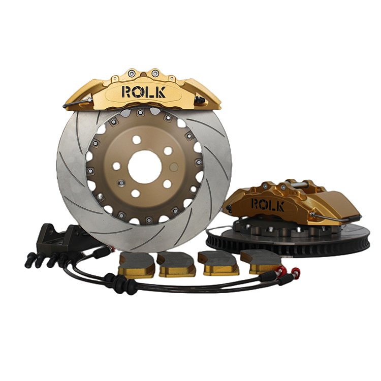 R6S 355 Professional Supply High Performance 6 Piston Brake Caliper Track Day Brakes 6 Piston Brake Kit for VW Passat