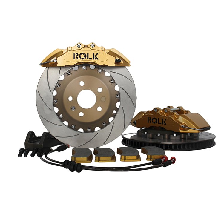 R6S 355 Professional Supply High Performance 6 Piston Brake Caliper Track Day Brakes 6 Piston Brake Kit for VW Passat