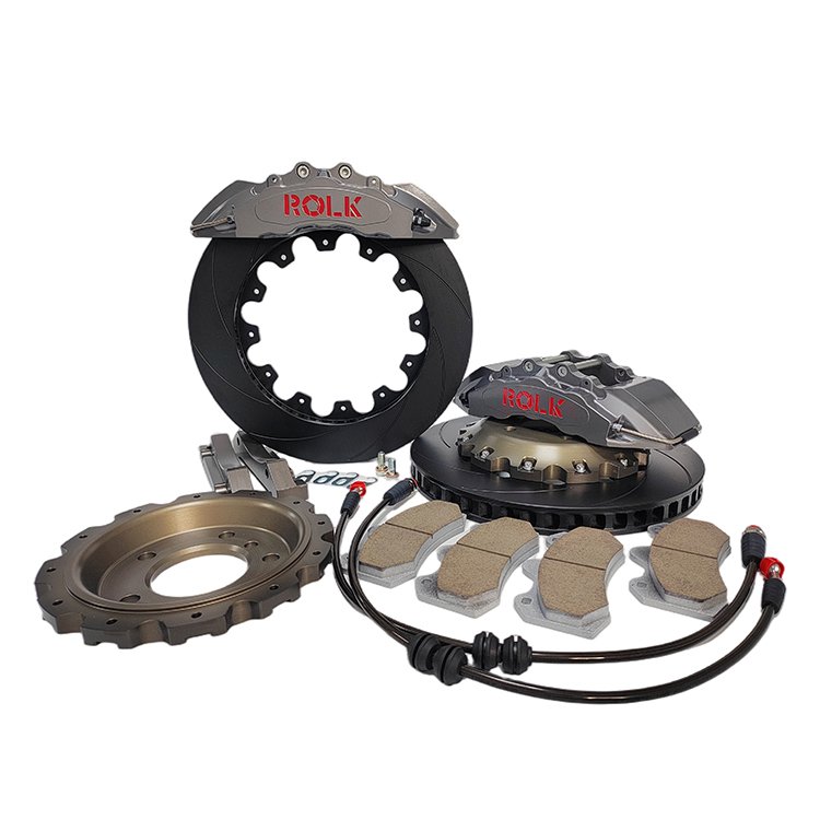 R6SS 380 Hot Selling Accept Customization 6 Piston Brake Caliper Track Day Brakes 6 Piston Brake Kit for VW Golf KIA K5 Reiz