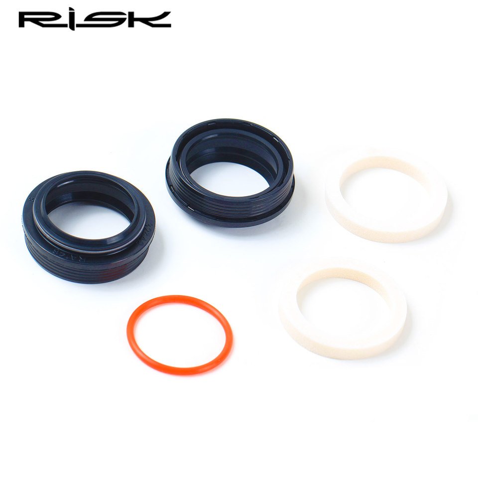 RISK Bike Suspension Fork Dust Seal Oil Seal 32/34/35/36mm Steel Mountain Bike Fork Inner Tube Dust Jacket Fork Repair Kits