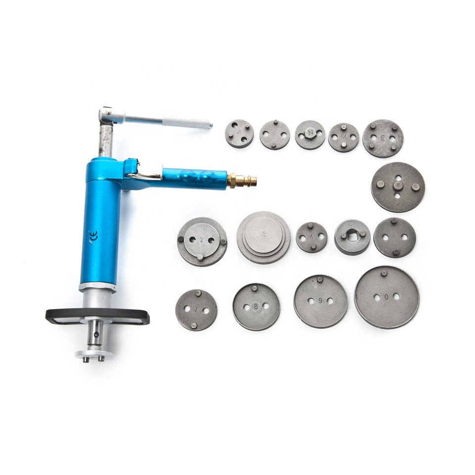 Wholesale Garage Vehicle Tools- 16PCS Universal Pneumatic air Power Car Brake Caliper Piston Wind Back Tool KIT for Workshop