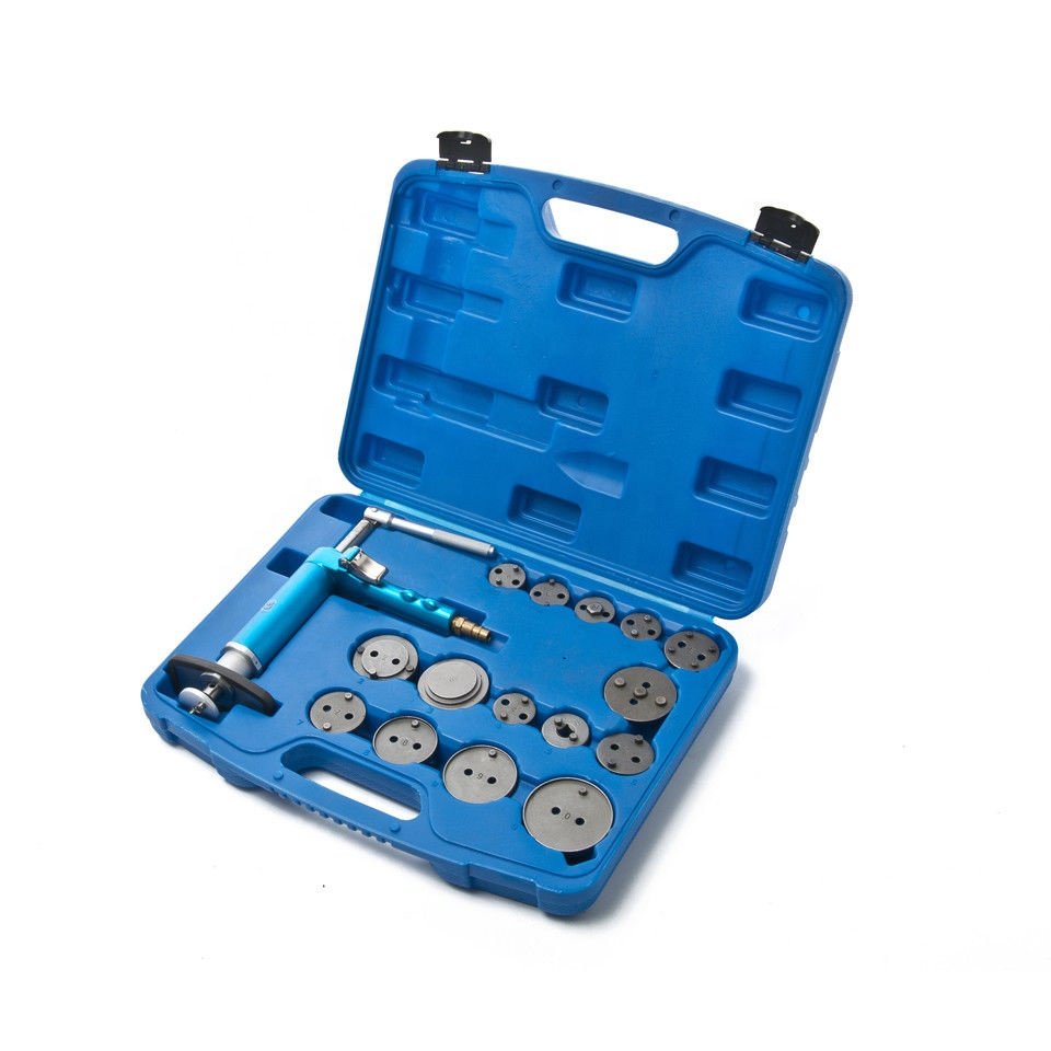 Wholesale Garage Vehicle Tools- 16PCS Universal Pneumatic air Power Car Brake Caliper Piston Wind Back Tool KIT for Workshop