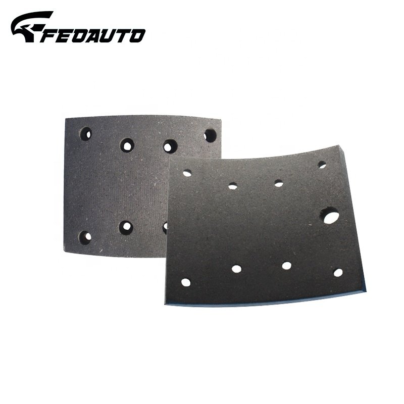 High Performance Truck Spare Parts Front Rear Axle Drum Brake Lining MB/113/1 WVA 19506/19844
