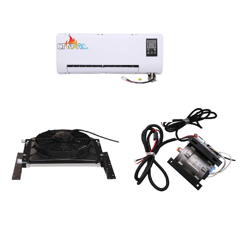 Parking air Conditioner Cooler Auto Parking Camper Conditioning 12v 24v Parking air Conditioner Cooler for Trucks RV Crane